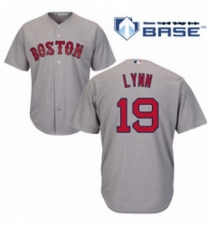 Mens Majestic Boston Red Sox 19 Fred Lynn Replica Grey Road Cool Base MLB Jersey Mens Majestic Boston Red Sox 19 Fred Lynn Replica Grey Road Cool Base MLB Jersey
