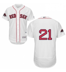 Mens Majestic Boston Red Sox 21 Roger Clemens White Home Flex Base Authentic Collection 2018 World Series Jersey Mens Majestic Boston Red Sox 21 Roger Clemens White Home Flex Base Authentic Collection 2018 World Series Jersey