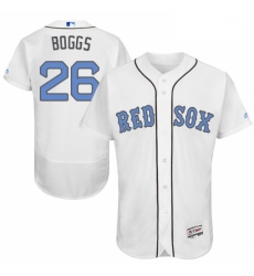 Mens Majestic Boston Red Sox 26 Wade Boggs Authentic White 2016 Fathers Day Fashion Flex Base MLB Jersey Mens Majestic Boston Red Sox 26 Wade Boggs Authentic White 2016 Fathers Day Fashion Flex Base MLB Jersey