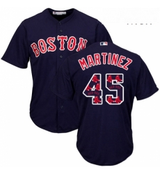 Mens Majestic Boston Red Sox 45 Pedro Martinez Authentic Navy Blue Team Logo Fashion Cool Base MLB Jersey Mens Majestic Boston Red Sox 45 Pedro Martinez Authentic Navy Blue Team Logo Fashion Cool Base MLB Jersey