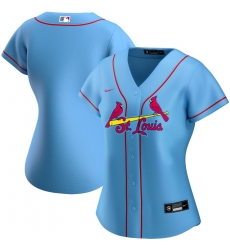 St Louis St.Louis Cardinals Nike Women Alternate 2020 MLB Team Jersey Light Blue St Louis St.Louis Cardinals Nike Women Alternate 2020 MLB Team Jersey Light Blue