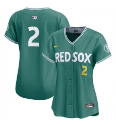 Women Boston Red Sox 2 Alex Bregman Green 2025 City Connect Limited Stitched Baseball Jersey Women Boston Red Sox 2 Alex Bregman Green 2025 City Connect Limited Stitched Baseball Jersey