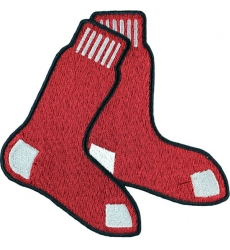 Women Boston Red Sox Hanging Socks With Blue Border Sleeve Jersey Patch Biaog Women Boston Red Sox Hanging Socks With Blue Border Sleeve Jersey Patch Biaog