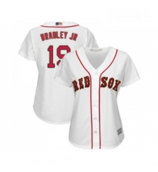Womens Boston Red Sox 19 Jackie Bradley Jr Authentic White 2019 Gold Program Cool Base Baseball Jersey Womens Boston Red Sox 19 Jackie Bradley Jr Authentic White 2019 Gold Program Cool Base Baseball Jersey