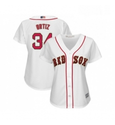 Womens Boston Red Sox 34 David Ortiz Authentic White 2019 Gold Program Cool Base Baseball Jersey Womens Boston Red Sox 34 David Ortiz Authentic White 2019 Gold Program Cool Base Baseball Jersey