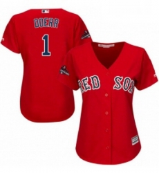 Womens Majestic Boston Red Sox 1 Bobby Doerr Authentic Red Alternate Home 2018 World Series Champions MLB Jersey Womens Majestic Boston Red Sox 1 Bobby Doerr Authentic Red Alternate Home 2018 World Series Champions MLB Jersey