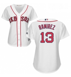 Womens Majestic Boston Red Sox 13 Hanley Ramirez Replica White Home MLB Jersey Womens Majestic Boston Red Sox 13 Hanley Ramirez Replica White Home MLB Jersey