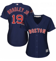 Womens Majestic Boston Red Sox 19 Jackie Bradley Jr Authentic Navy Blue Alternate Road 2018 World Series Champions MLB Jersey Womens Majestic Boston Red Sox 19 Jackie Bradley Jr Authentic Navy Blue Alternate Road 2018 World Series Champions MLB Jersey