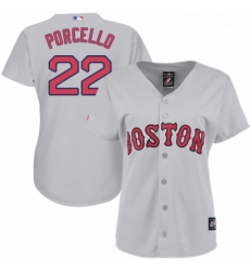Womens Majestic Boston Red Sox 22 Rick Porcello Authentic Grey Road MLB Jersey Womens Majestic Boston Red Sox 22 Rick Porcello Authentic Grey Road MLB Jersey