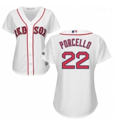 Womens Majestic Boston Red Sox 22 Rick Porcello Replica White Home MLB Jersey Womens Majestic Boston Red Sox 22 Rick Porcello Replica White Home MLB Jersey