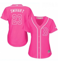 Womens Majestic Boston Red Sox 23 Blake Swihart Replica Pink Fashion MLB Jersey Womens Majestic Boston Red Sox 23 Blake Swihart Replica Pink Fashion MLB Jersey