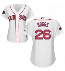 Womens Majestic Boston Red Sox 26 Wade Boggs Authentic White Home 2018 World Series Champions MLB Jersey Womens Majestic Boston Red Sox 26 Wade Boggs Authentic White Home 2018 World Series Champions MLB Jersey