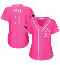 Womens Majestic Boston Red Sox 3 Jimmie Foxx Authentic Pink Fashion 2018 World Series Champions MLB Jersey Womens Majestic Boston Red Sox 3 Jimmie Foxx Authentic Pink Fashion 2018 World Series Champions MLB Jersey