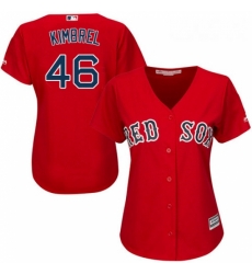 Womens Majestic Boston Red Sox 46 Craig Kimbrel Authentic Red Alternate Home MLB Jersey Womens Majestic Boston Red Sox 46 Craig Kimbrel Authentic Red Alternate Home MLB Jersey