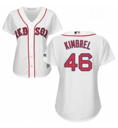 Womens Majestic Boston Red Sox 46 Craig Kimbrel Replica White Home MLB Jersey Womens Majestic Boston Red Sox 46 Craig Kimbrel Replica White Home MLB Jersey