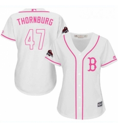 Womens Majestic Boston Red Sox 47 Tyler Thornburg Authentic White Fashion 2018 World Series Champions MLB Jersey Womens Majestic Boston Red Sox 47 Tyler Thornburg Authentic White Fashion 2018 World Series Champions MLB Jersey