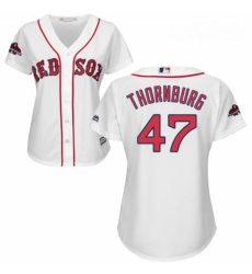 Womens Majestic Boston Red Sox 47 Tyler Thornburg Authentic White Home 2018 World Series Champions MLB Jersey Womens Majestic Boston Red Sox 47 Tyler Thornburg Authentic White Home 2018 World Series Champions MLB Jersey