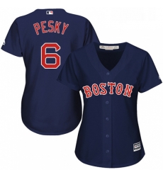 Womens Majestic Boston Red Sox 6 Johnny Pesky Authentic Navy Blue Alternate Road MLB Jersey Womens Majestic Boston Red Sox 6 Johnny Pesky Authentic Navy Blue Alternate Road MLB Jersey