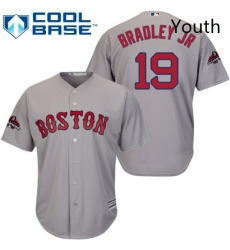 Youth Majestic Boston Red Sox 19 Jackie Bradley Jr Authentic Grey Road Cool Base 2018 World Series Champions MLB Jersey Youth Majestic Boston Red Sox 19 Jackie Bradley Jr Authentic Grey Road Cool Base 2018 World Series Champions MLB Jersey