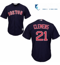 Youth Majestic Boston Red Sox 21 Roger Clemens Replica Navy Blue Alternate Road Cool Base MLB Jersey Youth Majestic Boston Red Sox 21 Roger Clemens Replica Navy Blue Alternate Road Cool Base MLB Jersey