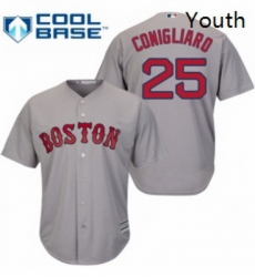 Youth Majestic Boston Red Sox 25 Tony Conigliaro Replica Grey Road Cool Base MLB Jersey Youth Majestic Boston Red Sox 25 Tony Conigliaro Replica Grey Road Cool Base MLB Jersey