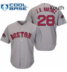 Youth Majestic Boston Red Sox 28 J D Martinez Authentic Grey Road Cool Base 2018 World Series Champions MLB Jerse Youth Majestic Boston Red Sox 28 J D Martinez Authentic Grey Road Cool Base 2018 World Series Champions MLB Jerse