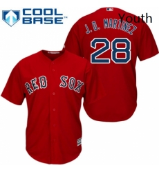 Youth Majestic Boston Red Sox 28 J D Martinez Authentic Red Alternate Home Cool Base MLB Jersey Youth Majestic Boston Red Sox 28 J D Martinez Authentic Red Alternate Home Cool Base MLB Jersey