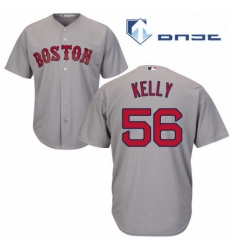 Youth Majestic Boston Red Sox 56 Joe Kelly Replica Grey Road Cool Base MLB Jersey Youth Majestic Boston Red Sox 56 Joe Kelly Replica Grey Road Cool Base MLB Jersey