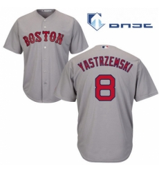 Youth Majestic Boston Red Sox 8 Carl Yastrzemski Replica Grey Road Cool Base MLB Jersey Youth Majestic Boston Red Sox 8 Carl Yastrzemski Replica Grey Road Cool Base MLB Jersey