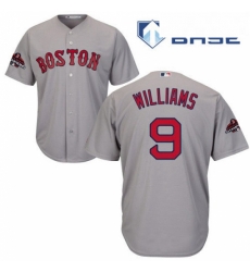Youth Majestic Boston Red Sox 9 Ted Williams Authentic Grey Road Cool Base 2018 World Series Champions MLB Jersey Youth Majestic Boston Red Sox 9 Ted Williams Authentic Grey Road Cool Base 2018 World Series Champions MLB Jersey