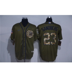 Cubs 23 Ryne Sandberg Olive 2020 Nike Cool Base Jersey Cubs 23 Ryne Sandberg Olive 2020 Nike Cool Base Jersey