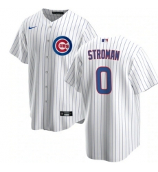 Men Chicago Cubs 0 Marcus Stroman White Cool Base Stitched Baseball Jerse Men Chicago Cubs 0 Marcus Stroman White Cool Base Stitched Baseball Jerse