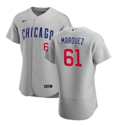 Men Chicago Cubs 61 Brailyn Marquez Men Nike Gray Road 2020 Flex Base Team Jersey Men Chicago Cubs 61 Brailyn Marquez Men Nike Gray Road 2020 Flex Base Team Jersey