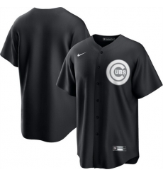 Men Chicago Cubs Blank Black Lights Out Limited Stitched Baseball Jersey Men Chicago Cubs Blank Black Lights Out Limited Stitched Baseball Jersey