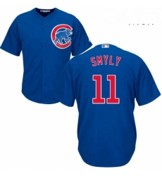 Mens Majestic Chicago Cubs 11 Drew Smyly Replica Royal Blue Alternate Cool Base MLB Jersey Mens Majestic Chicago Cubs 11 Drew Smyly Replica Royal Blue Alternate Cool Base MLB Jersey