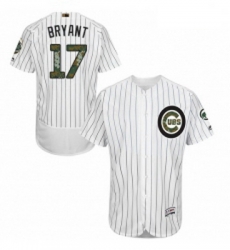 Mens Majestic Chicago Cubs 17 Kris Bryant Authentic White 2016 Memorial Day Fashion Flex Base MLB Jersey Mens Majestic Chicago Cubs 17 Kris Bryant Authentic White 2016 Memorial Day Fashion Flex Base MLB Jersey