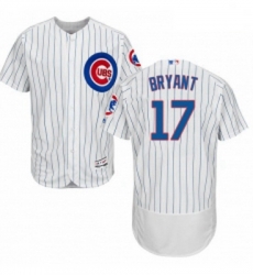 Mens Majestic Chicago Cubs 17 Kris Bryant White Home Flex Base Authentic Collection MLB Jersey Mens Majestic Chicago Cubs 17 Kris Bryant White Home Flex Base Authentic Collection MLB Jersey