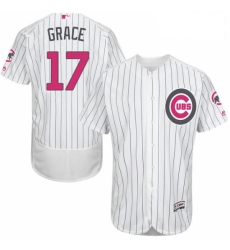 Mens Majestic Chicago Cubs 17 Mark Grace Authentic White 2016 Mothers Day Fashion Flex Base MLB Jersey Mens Majestic Chicago Cubs 17 Mark Grace Authentic White 2016 Mothers Day Fashion Flex Base MLB Jersey