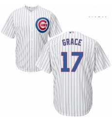 Mens Majestic Chicago Cubs 17 Mark Grace Replica White Home Cool Base MLB Jersey Mens Majestic Chicago Cubs 17 Mark Grace Replica White Home Cool Base MLB Jersey