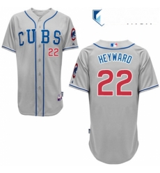 Mens Majestic Chicago Cubs 22 Jason Heyward Authentic Grey Alternate Road Cool Base MLB Jersey Mens Majestic Chicago Cubs 22 Jason Heyward Authentic Grey Alternate Road Cool Base MLB Jersey
