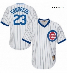 Mens Majestic Chicago Cubs 23 Ryne Sandberg Authentic White Home Cooperstown MLB Jersey Mens Majestic Chicago Cubs 23 Ryne Sandberg Authentic White Home Cooperstown MLB Jersey