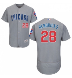 Mens Majestic Chicago Cubs 28 Kyle Hendricks Grey Road Flexbase Authentic Collection MLB Jersey Mens Majestic Chicago Cubs 28 Kyle Hendricks Grey Road Flexbase Authentic Collection MLB Jersey