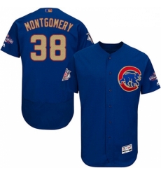 Mens Majestic Chicago Cubs 38 Mike Montgomery Royal Blue 2017 Gold Champion Flexbase Authentic Collection MLB Jersey Mens Majestic Chicago Cubs 38 Mike Montgomery Royal Blue 2017 Gold Champion Flexbase Authentic Collection MLB Jersey