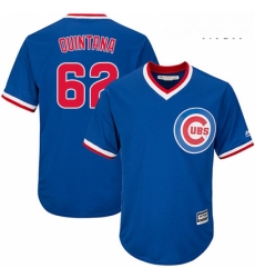 Mens Majestic Chicago Cubs 62 Jose Quintana Replica Royal Blue Cooperstown Cool Base MLB Jersey Mens Majestic Chicago Cubs 62 Jose Quintana Replica Royal Blue Cooperstown Cool Base MLB Jersey