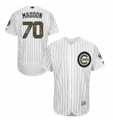 Mens Majestic Chicago Cubs 70 Joe Maddon Authentic White 2016 Memorial Day Fashion Flex Base MLB Jersey Mens Majestic Chicago Cubs 70 Joe Maddon Authentic White 2016 Memorial Day Fashion Flex Base MLB Jersey
