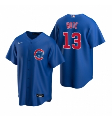 Mens Nike Chicago Cubs 13 David Bote Royal Alternate Stitched Baseball Jersey Mens Nike Chicago Cubs 13 David Bote Royal Alternate Stitched Baseball Jersey