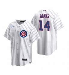 Mens Nike Chicago Cubs 14 Ernie Banks White Home Stitched Baseball Jerse Mens Nike Chicago Cubs 14 Ernie Banks White Home Stitched Baseball Jerse