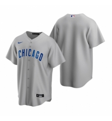 Mens Nike Chicago Cubs Blank Gray Road Stitched Baseball Jersey Mens Nike Chicago Cubs Blank Gray Road Stitched Baseball Jersey