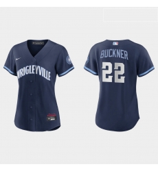 Chicago Cubs 22 Bill Buckner Women Nike 2021 City Connect Navy MLB Jersey Chicago Cubs 22 Bill Buckner Women Nike 2021 City Connect Navy MLB Jersey