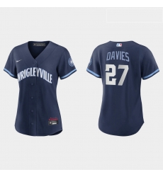 Chicago Cubs 27 Zach Davies Women Nike 2021 City Connect Navy MLB Jersey Chicago Cubs 27 Zach Davies Women Nike 2021 City Connect Navy MLB Jersey